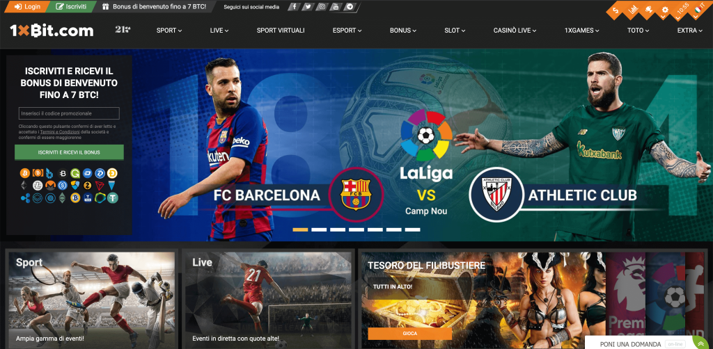 Recensione 1xBit Scommesse
